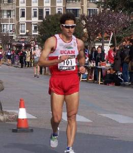 Juanma Molina en el Campeonato de Espa�a 20 km marcha. Castro Urdiales 2008 