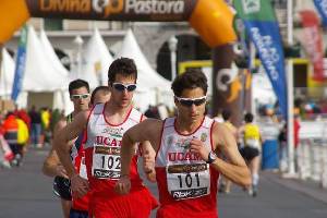 Juanma Molina en el Campeonato de Espa�a 20 km marcha 2008. Castro Urdiales 