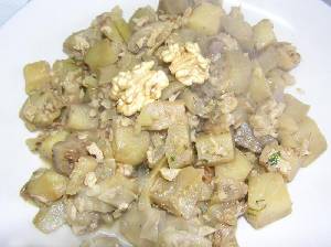 Berenjenas con nueces