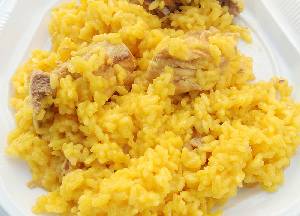 Arroz y pavo 