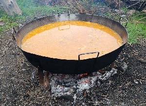 Preparacin de arroz y pavo [Pavo]