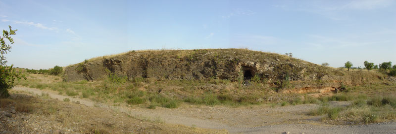 Panormica de las coladas baslticas de San Isidro (Cartagena)