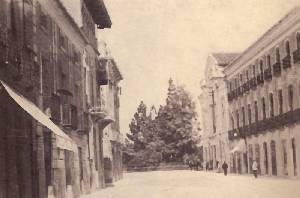 Perspectiva de la Cmara Agrcola y el Teatro 