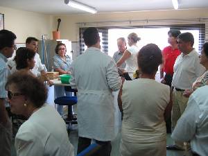 Visita de una delegacin de Mxico al CTA el 4 de septiembre de 2006