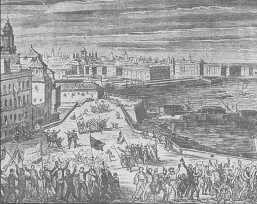 Proclamaci�n del cant�n en Cartagena