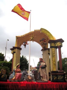 Nacimiento del Beln frente al Ayuntamiento de Murcia 