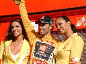 Alejandro Valverde, ganador de la Vuelta a Espa�a 2009
