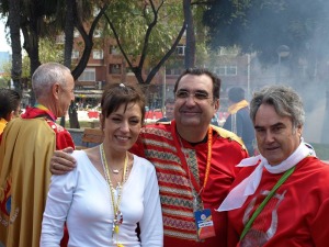 Pasacalles  y traca de fuegos artificiales 