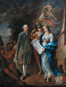 F. Folch. Retrato aleg�rico del conde de Floridablanca. Palacio Almud�. Excmo. Ayuntamiento de Murcia