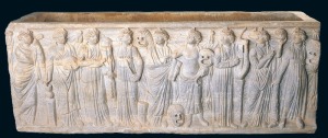 An�nimo. Sarc�fago romano de Gil Rodr�guez de Junter�n. Siglo III d.C. Santa Iglesia Catedral de Murcia