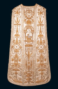 Taller murciano. Casulla del cordero. Primer cuarto del siglo XIX. Parroquia de Santiago Ap�stol. Lorca. Murcia