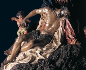 Franciso Salzillo. Virgen de las Angustias (detalle). Parroquia de San Bartolom�. Murcia