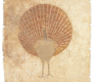 Mosaico del pavo real. Siglo III. Antiguo Hospital de La Uni�n. Murcia