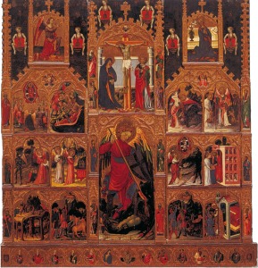 Maestro Puxmarn. Retablo de San Miguel. Ca.1420. Santa Iglesia Catedral. Murcia