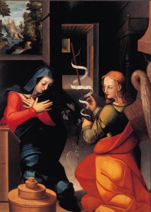 Guillermo de Olliver (atribuido). Anunciaci�n. Ca. 1573. Iglesia de San Mateo. Lorca (Murcia)