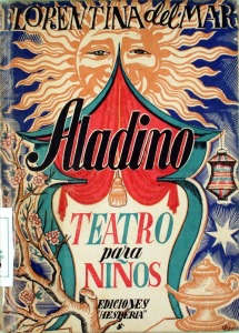 Portada del libro 'Aladino' bajo el seudnimo de Florentina del Mar [Carmen Conde]