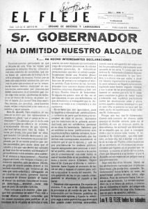 Peridico El Fleje de San Javier