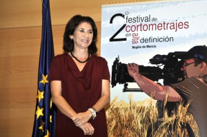 La Consejera de Economa y Hacienda, Inmaculada Garca, durante la entrega de premios 