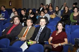 Pblico asistente a la proyeccin de las obras finalistas y a la entrega de premios 