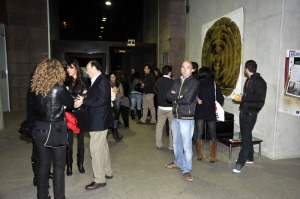 Pblico asistente a la proyeccin de las obras finalistas y a la entrega de premios en el Archivo General de la Regin de Murcia 