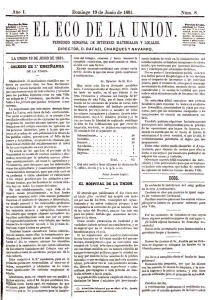 Peridico El Eco de La Unin