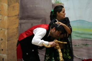 Jusepe y Rebeca en el Auto de los Reyes Magos de Rincn de Beniscornia 