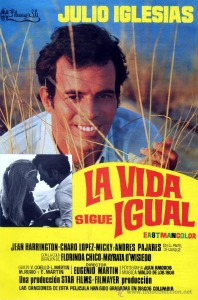 Cartel Promocional de 'La vida sigue igual' de Eugenio Martn (1969)