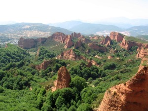 Las mdulas, en Len, simbiosis de procesos geolgicos y minera romana de oro. Declarado Patrimonio de la Humanidad por UNESCO 