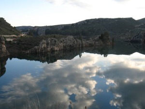 Los pantanos murcianos estn en parajes geolgicos de gran inters patrimonial, con altas posibilidades para la enseanza de la geologa. Pantano de la Cierva, Mula [patri_geo]