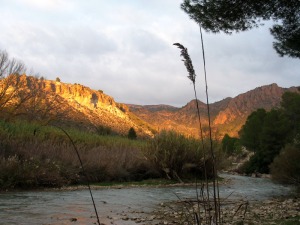 Los paisajes en Murcia rezuman geologa. Ro Segura a su paso por Moratalla 