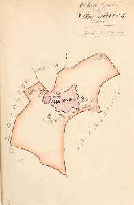 Plano de San Javier y sus agrupaciones de poblacin en 1927.