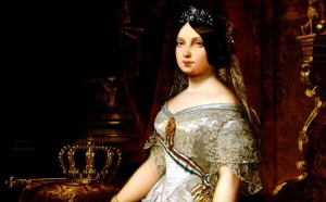 Retrato de Isabel II, de Germ�n Hern�ndez Amores