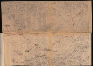 Plano 5 parcial del Proyecto de urbanizacin del Paseo de Coln en Santiago de la Ribera