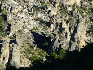 Los lugareos denominan a estas esbeltas formas geolgicas los frailes