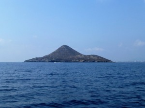 Panormica noreste de la isla Grosa