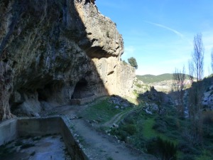 El agua que brota en  el Rincn de las Cuevas se ha utilizado para nutrir los cultivos de la zona