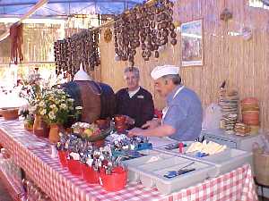 Barraca de la Pea Huertana Palmera-Meln - Bando de la Huerta - Fiestas de Primavera 2004