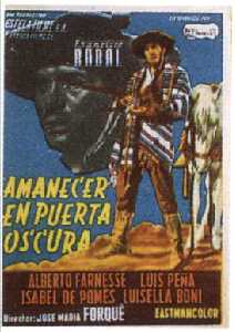 Cartel de Amanecer en la Puerta Oscura