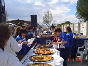 PAELLAS PARA EL CONCURSO -Moros y Cristianos-Convivencia festera marzo 2005