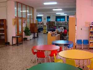 Interior de las salas de lectura 