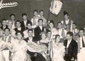 GRUPO DE BAILE, AO 1960