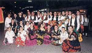 GRUPO DE BAILE 2001. Nuestra Seora Virgen de los Dolores. Pea la Capaza