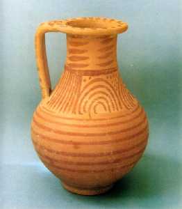 Olpe romano con pintura ib�rica [Totana_Historia] 