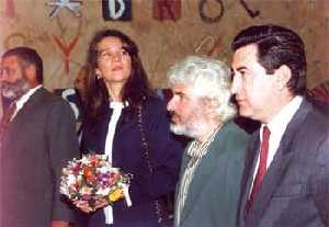 Inauguraci�n de la colecci�n oficial de murales Encuentro 92, Sevilla 