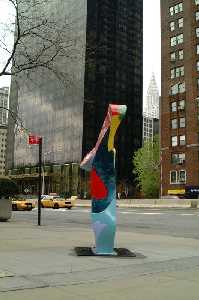 Esculturas del Quijote en el Parque de las Naciones de Nueva York 