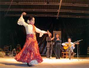 Cinthia Cano con El Potro y el Gaditano [Festival de Lo Ferro]