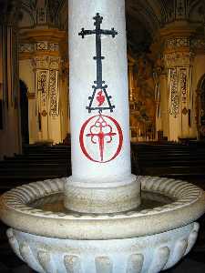 Pila Agua Bendita [Iglesia San Sebastin de Ricote]