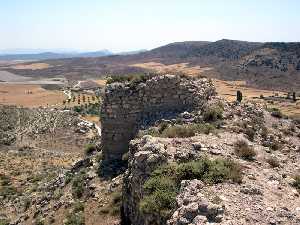 Flanco del Torren [Castillo los Poyos de Celda de Caravaca]