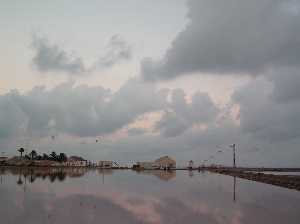 Reflejo en las salinas