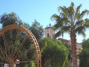 Noria y torre de la Iglesia 